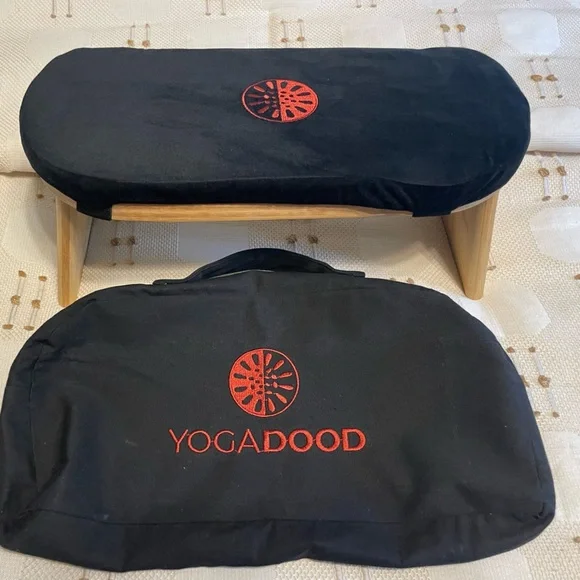 Black and Natural Meditation Bench - Picture 3 of 6